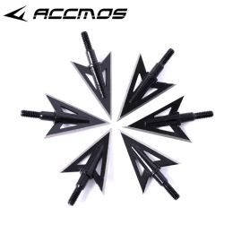 Accessoires 2 Blades Sharp Hunting Arrow Heads Broadheads Draadschroef in boogschieten vissen pijl tips koppunten boogschieten schieten staal