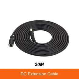 Accessoires 20 meter DC 12V Power 10m Extension Cable 5,5 mmx2,1 mm DC -plug voor CCTV -camera 12 volt extensiekabel