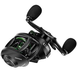 ACCESSOIRES 2000 SÉRIE BAITCASTING REEL HIGH SPEED 8: 1: 1 Ratio de vitesse 17 + 1BB Système de frein magnétique frais / Saltater