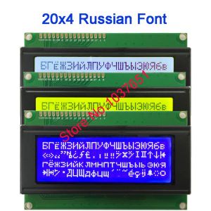 ACCESSOIRES 2004 20X4 RUSSIAN CYRILLIC FONT LCD Affichage i2c Kit DIY 5V