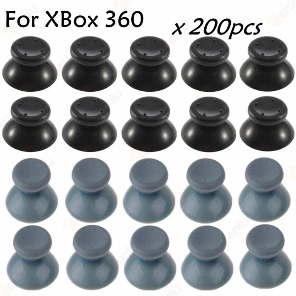 Accessoires 200pcs / lot pour Microsoft Xbox 360 Contrôleur supérieur Thumbsticks 3D analogique Joystick Remplacement du pouce de rechange CAPAUX CAPS COUVERTURE