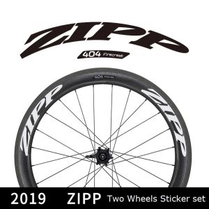Accessoires 2019 Twee wielstickers ingesteld voor Zipp 303 404 808 Firecrest Water Proof voor koolstofwielrand fietsen fiets fiets sticker