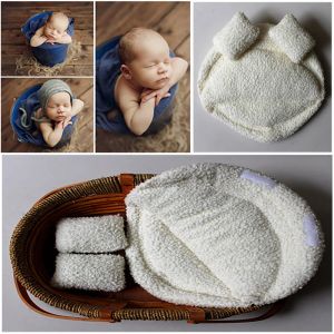 Accessoires 2021 Nieuwe pasgeboren fotografie Props Baby Posing Pillow Newborn Basket Props Baby Photography Studio Infant Photoshoot Accessories