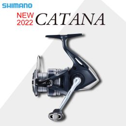 Accessoires 2022 Shimano Catana Spinning Fishing Reels 10004000 3 + 1BB Max Drag 38,5 kg arc bobine gfree corporel Saltwater Reel Fishing Tackle