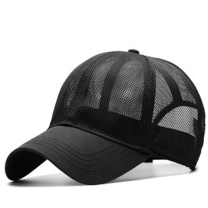 Accessoires 2023 Papa extérieur pêcheur du soleil Cap de soleil Adult Sports Chapeau de sport Lady Summer Mesh Baseball Caps Man Big Size Snapback Hats 5560cm 6065cm