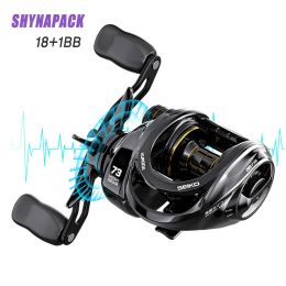 Accessoires 2023 Métalme en baissier baitcasting 10 kg Max Drag Ratio High Speed Fisting Fishing Reel 18 + 1BB Renforced Reel Carp Fishing