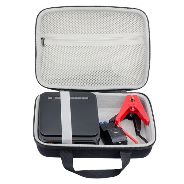 Accessoires 2023 Le plus récent étui de voyage extérieur rigide EVA pour Baseus 2 en 1 démarreur de saut de voiture batterie externe compresseur d'air pompe de gonflage sac 1000A