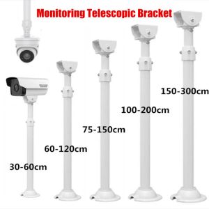 Accessoires 2040cm 3060cm 4080cm 60120cm Monitor Aluminium Allaim Telescopic Bracket Lalan CCTV Camera Stand pour la caméra Hikvision Dahua