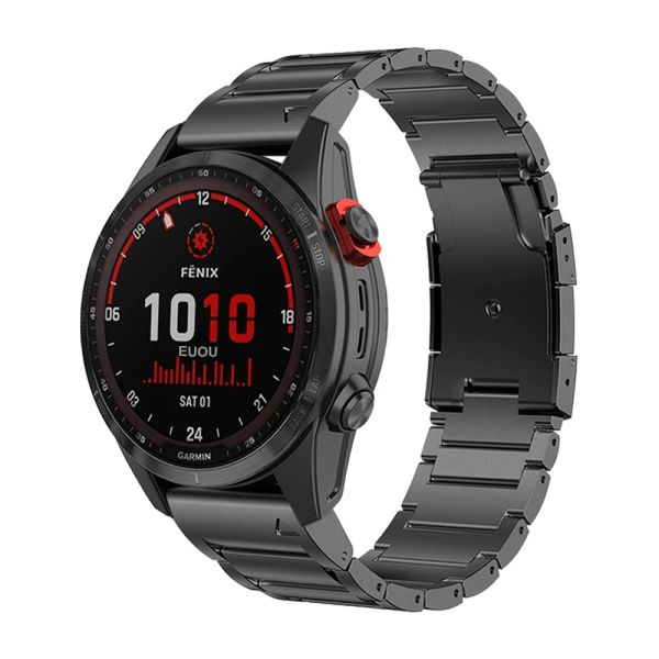 Accesorios Correa de reloj de ajuste rápido de 26 mm y 22 mm para Garmin Fenix 7 7X 6 6X 5 5X Plus/Epix Gen 2/Quatix/Descent Mk2 Pulsera con correa de metal de titanio