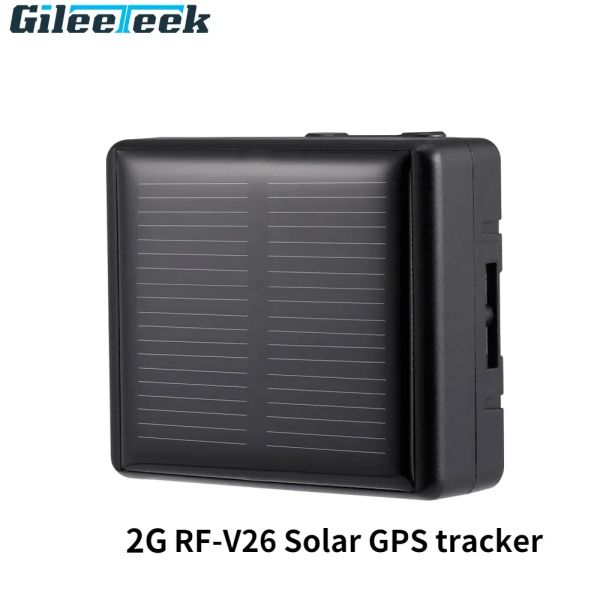 Accessoires 2G RFV26 / V24 Solar GPS Tracker Mini étanche IP66 Solar GPS Tracker Animal Site Web Plateforme / Application mobile pour interroger l'emplacement