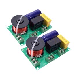 Accessoires 2PCS 100W 2way Treble Bass Diy Speaker Filter Circuit Audio Crossover Filters 2Unit Home Theatre HiFi Frequency Divider