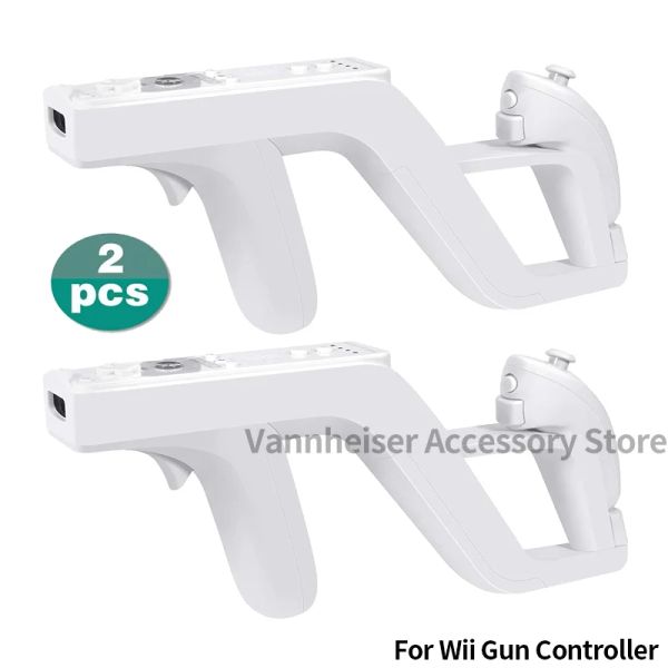Accessoires 2pcs Wii Zapper pistolet pour Nintendo Wii Remote Contrôleur Light Zapper Gun Wireless Remote Contrôleur Accessoires de jeu