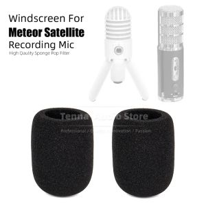 Accessoires 2pcs pare-brise microphone Sponge anti-bruit Pop filtre enregistrement de micro mousse pour le pare-brise Samson Satellite Meteor USB Mike