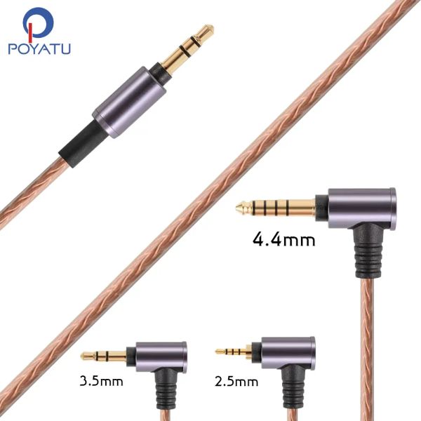 Accessoires 3.5mm 4.4mm/2.5mm câble casque équilibré MDR1AM2 pour Sony MDR1AM2 MDR 1AM2 casque câble Audio de remplacement cordon