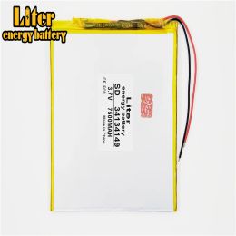 Accessoires 3.7V 7500mAH 34134149 35135150 Batterie liion au lithium-ion pour 9 pouces 10,1 pouces grandes comprimés généraux d'ordinateurs