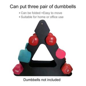 Accessoires 3-Tier Dumbbell Storage Rack Stand voor multilevel handgewicht Tower Gym Organisation Body Building Supplies