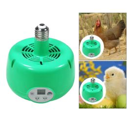 Accessoires 300W Reptile chaud climatiseur lampe chauffante poussins animaux de ferme chauffage léger pour poulet régulateur de température incubateur