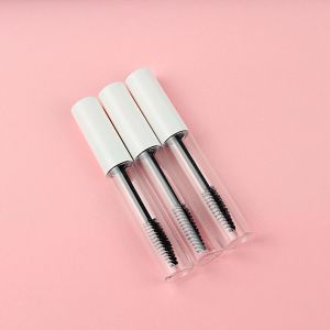 Accessoires 30pcs 10ml cils vides mascara tube flacons bouteille outil mode pour huile de ricin bricolage récipient cosmétique avec bouchon rose blanc