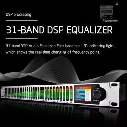 Accesorios 31 Banda Stereo Graphic DSP Profesional Equalizador de audio digital Efecto DJ Equalizador Equipo de sonido Equalizador de sonido