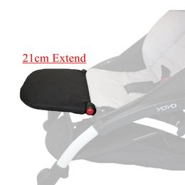 Accessoires Rotation à 360 degrés Rotation de pied Black Footboard pour la poussette Pram Sleep Extend Board 21cm 16cm