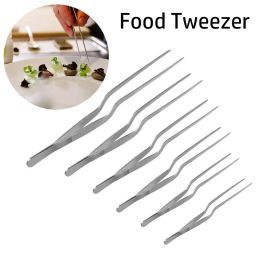 Accessoires 3PCS / 6PCS PLACLAGE CHEF Food Twezer 1430cm BBQ Clip Barbecue Tongs Servant Présentation