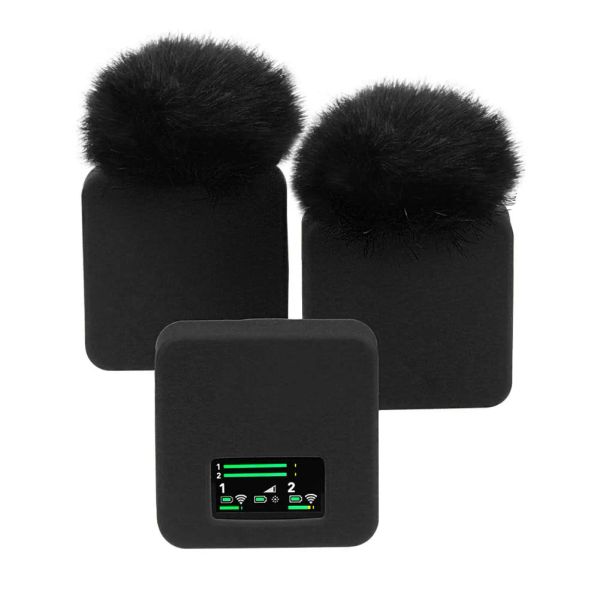 Accessoires 3pcs Étui de protection de microphone en silicone à poussière pour la collision de prévention des microphones sans fil Rode GO II