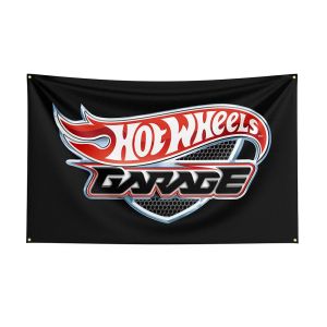 Accessoires 3x5 Hot Wheels drapeau Polyester imprimé bannière de voiture de course pour décor Ft drapeaux décor, drapeau décoration bannière drapeau bannière