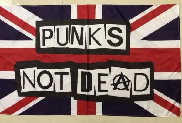 Accesorios 3x5 pies personalizado grande interior al aire libre con punks bandera personalizada punks no muerto hobby banner bandera