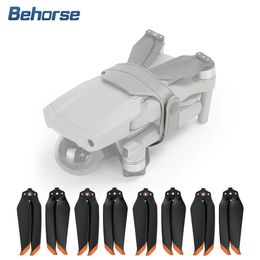 Accessoires 4 paires d'hélices à faible bruit pour pales Mavic Air 2s 8 pièces avec protecteur de support d'hélice pour accessoires Dji Air 2s/mavic Air 2