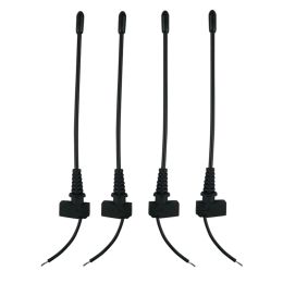 Accessoires 4 PCS Antenne microphone adaptée à Sennheiser EW100G2 / 100G3 Microphone Bodypack Réparation de la réparation