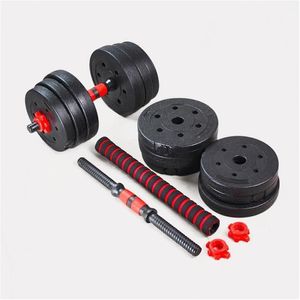 Accessoires 40 / 50cm Fitness Haltère Rod Barre de levage de poids en acier solide pour Gym Home Haltérophilie Entraînement Barbell Poignée Équipement DH6Va