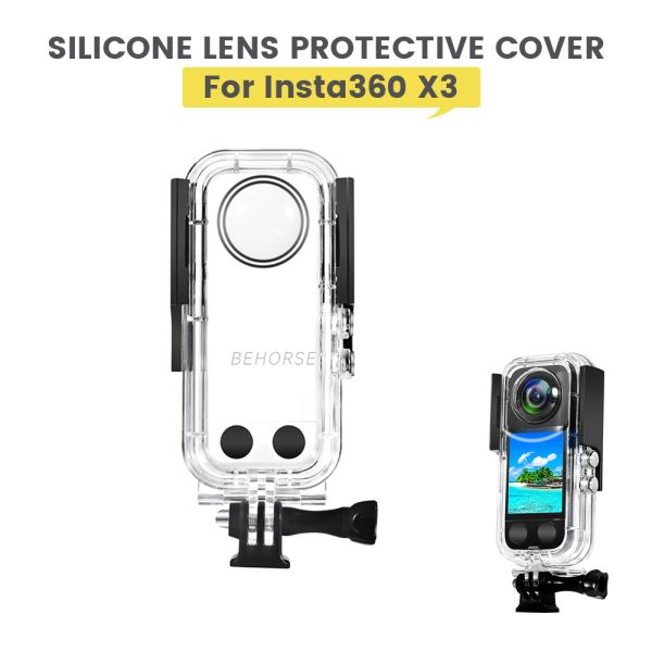 Accessoires Shelbas de boîtiers de plongée 40m pour Insta 360 x3 Étui étanche pour Insta360 One X 3 ACCESSOIRES CAMERIE