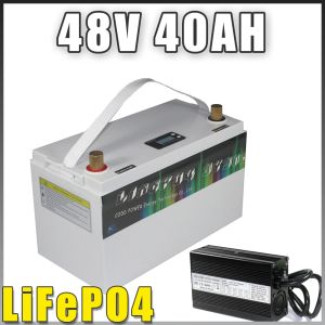 ACCESSOIRES 48V 20AH 30AH 40AH LIFEPO4 Batterie 1000W 2000W 3000W IP68 EBIKE EBIKE GOLF VO