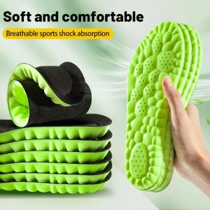 Accessoires 4D Sport Insole Super Soft Shoes Sole Pads For Feet Shock Absorption Mandkets Shoe Sole Arch Support Orthopedic Inserts