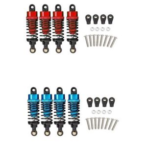 Accessoires 4 pièces 70mm alliage RC 1/10 amortisseurs réglables pour Tamiya TT01 TT02 1/10 RC voiture amortisseur en métal amortisseur de Suspension