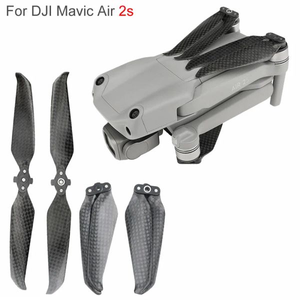 Accessoires 4pcs 7238f Proprièdes de paddle de remplacement de l'hélice en fibre de carbone pour DJI Mavic Air 2S / Air2 Drone Propriétes Drone Accessoires