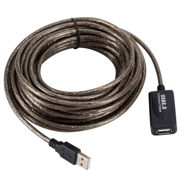 ACCESSOIRES 5/10/15 / 20M Câble d'extension USB 2.0 mâle à un répéteur actif Câble d'extension de carte de carte sans fil actif Adaptateur USB