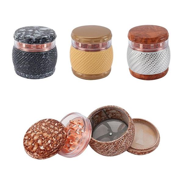 Accessoires 5 Couleurs Résine Herb Grinder Ménage Fumer 69Mm 4 Couches Métal Broyeurs À Tabac Drop Delivery Maison Jardin Divers Dhrdh