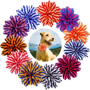 Accessoires 50/100 STUKS Streep Grote Bloem Hond Strikje Verschuifbaar 8 cm Huisdieren Accessoires voor Best Verkopende Honden Yorkshire Terrier Hond Artikelen