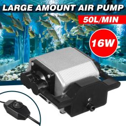 Accessoires 50L/min 16w compresseur puissant haute énergie Aquarium augmentant la pompe à air d'oxygène 1800L/H 40db Ultra silencieux pour les étangs de poissons