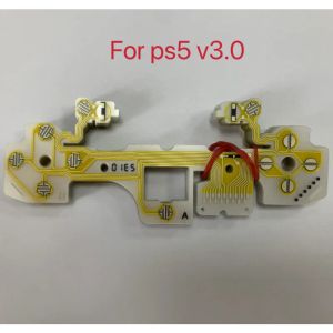 Accessoires 50 stks/veel origineel nieuw voor PS5 v3.0 Game Pad Controller Analoge joystick -knop Geleidingsfilm Flex kabellint