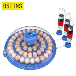 Accessoires 52 Incubateur d'oeufs Incubateur d'oeufs automatique pour retourner les oeufs Poulet Canard Caille Oiseaux Couveuse Machine d'incubation Prise UE/US/AU