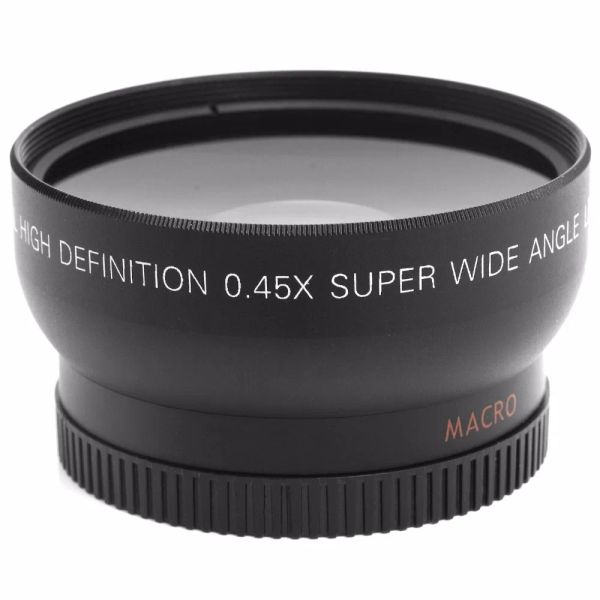 Accessoires 52 mm 0,45x Beautiful Angle + RO Lens pour les caméras DSLR Nikon avec fil de filtre à objectif UV 52 mm Livraison gratuite