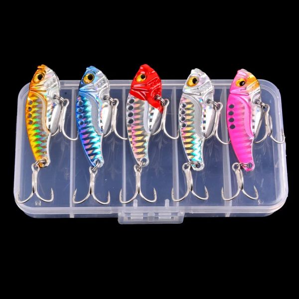 Accessoires 5pcs Metal VIB 3/7/10/15 / 20G LAME LURE VIBLATION DES VIBLAGES