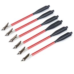 Accessoires 6/12/24 stcs 173 mm Visschil Slingshot Arrows Aluminium Aluminium Legering Vis Catapult Dart Schieten Kruisboogaccessoires