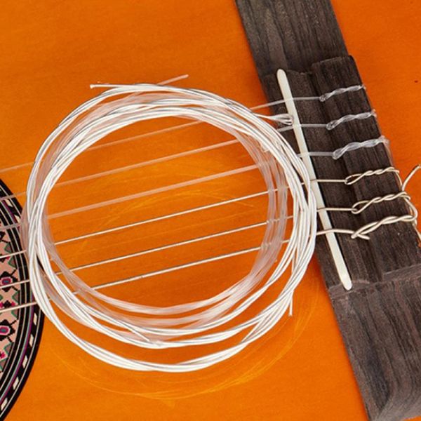 Accessoires 6 PCS / Set Strings de guitare High Quality Strings Nylon Silver Strings Set pour la guitare classique classique