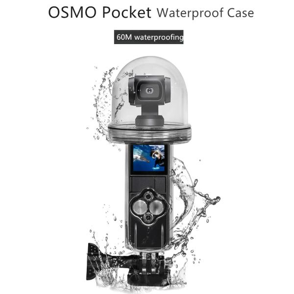 Accessoires Boîtier de boîtier étanche 60m pour DJI Osmo Pocket Case de plongée Shell de protection pour DJI Osmo Pocket Gimbal Camera Accessoires