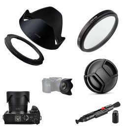 Accessoires 67 mm UV Filter Lens Hood Cap Reinigingspen Adapterring voor Canon PowerShot SX70 SX60 SX50 HS G3X SX530 SX520 Camera