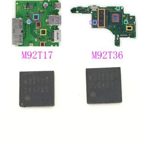 Accessoires 6PCS M92T55 M92T36 pour le commutateur Nintendo USBC Charge d'alimentation de charge IC pour NX Console HDMI Chip compatible M92T17