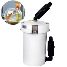 Accessoires 6W 400L / H Système de filtration Outils d'aquarium (sans pompe) Filtre de pêche Ultra Mini Purification de la cartouche externe
